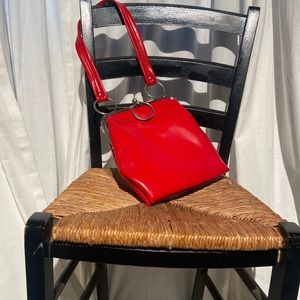 Red Leather Vintage Purse